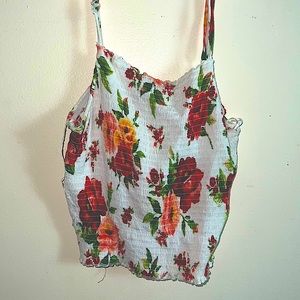Floral crop top